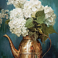 White Hydrangea Flowers